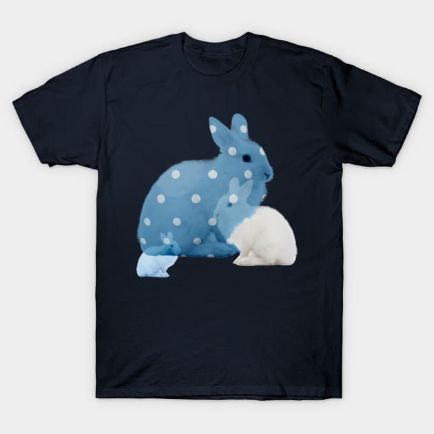 Blue Bunny T-Shirt by emma17